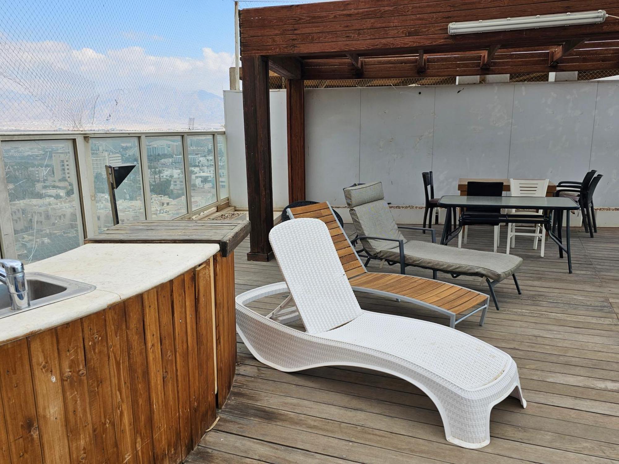 Exclusive Amdar -Residence Luxury Penthause With Privat Roof Pool Near The Sea -Best Sea View Eilat Dış mekan fotoğraf